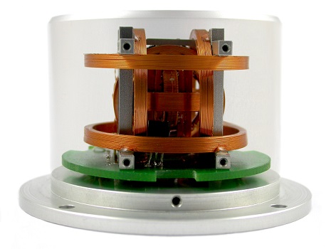 A Magson fluxgate magnetometer features a vector-compensated ringcore sensor and downstream digital signal processing electronics. The robust unit is configurable and available with industrial-grade or space-qualified components.